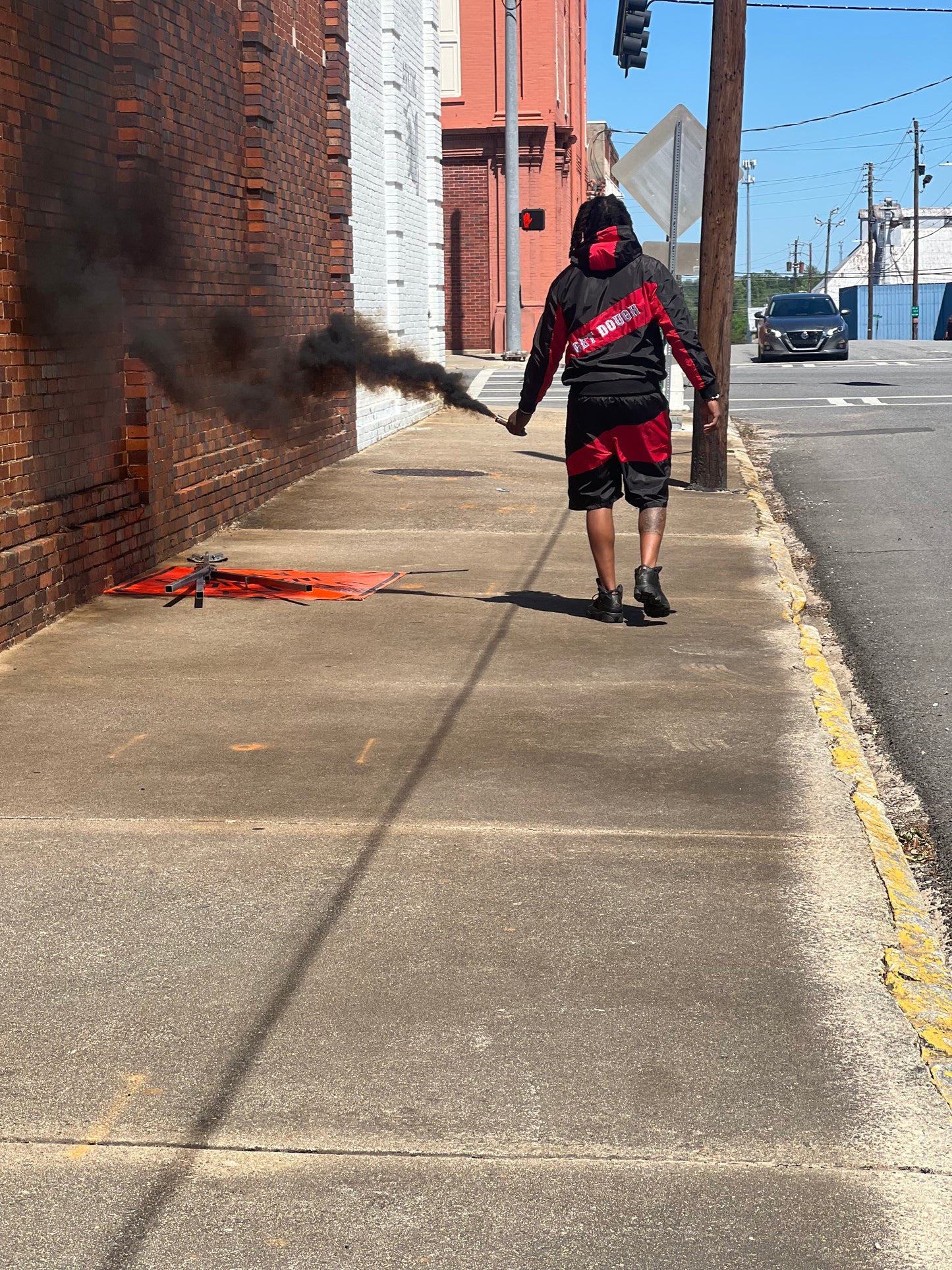 DBF Get Dough Windbreaker Red n Black